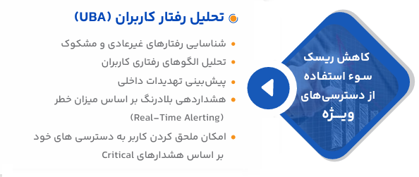 تحلیل رفتار کاربران (UBA) در PAM-PAM سامانه مدیریت دسترسی ویژه